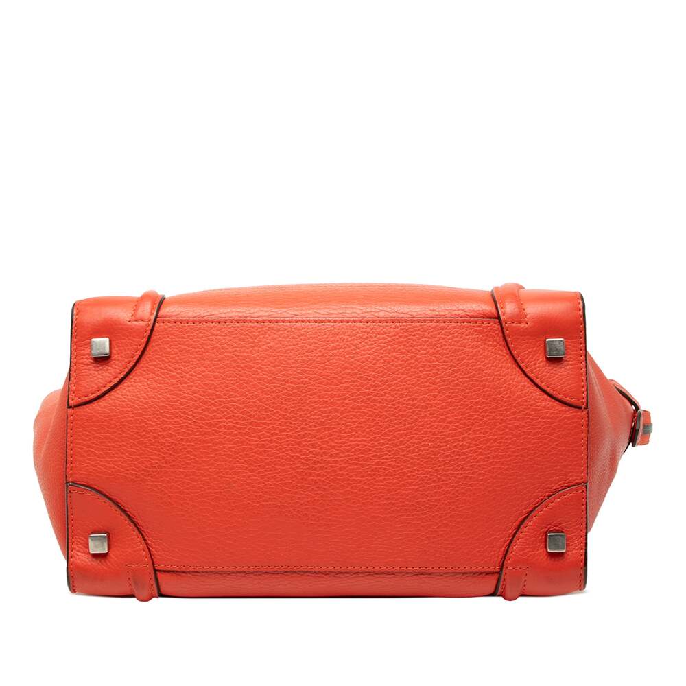 Celine Luggage Bag Grainy Leather Mini #298046C88B - Picture 3 of 7